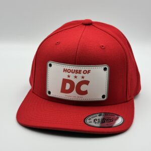 House of DC Sparkling Wine logo red Snapback hat